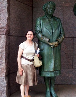 La Sra. Gan junto a Lady Eleanor Roosevelt