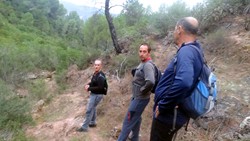 Los primeros escarceos por la ladera de Los Riscos