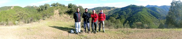 Panormica en la ruta del ro Guadiatillo