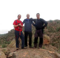 Mengbrix, el druida y Verdix en la cima de los Riscos