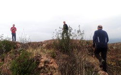 El gran druida Magstrix llegando a la primera cima de los Riscos