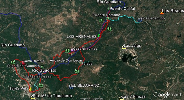 Ruta por los puentes de Trassierra (25 Km)