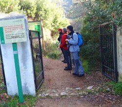 Entrando en la reserva