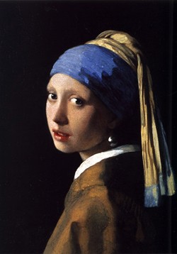 La joven de la perla de Johannes Vermeer