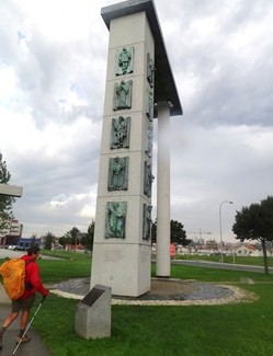 El tito a la entrada de Santiago