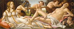 Venus y Marte de Boticcelli