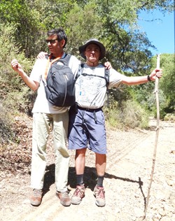 Los dos amigos en la Cuesta de la Traicin