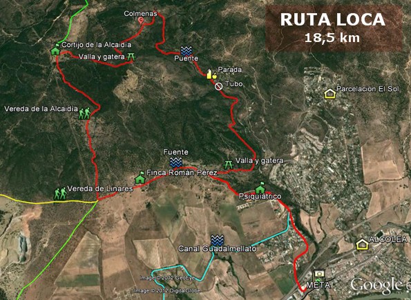 Ruta loca mapa