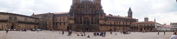 Plaza del Obradoiro con la Catedral al frente