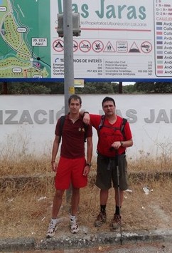 Padre e hijo en Las Jaras