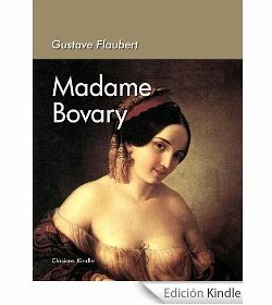 Libro con Madame Bovary en corpio insinuante