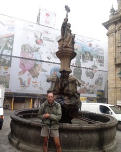 Romerillo en la fuente de los Caballos