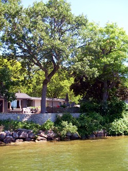 La casa de los Miller: vista que da al lago