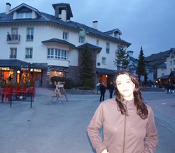La chavala del tito en Sierra Nevada