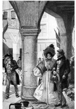 Madame Bovary paseando con Rodolfo en Rouen
