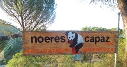 Portada del Eco-parque Aventura de los Arenales