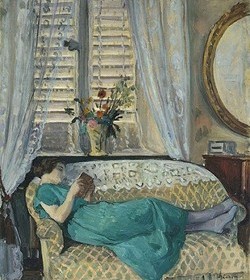 Henri Labasque: mujer leyendo