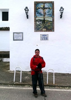 El tito frente al Cristo de San lvaro