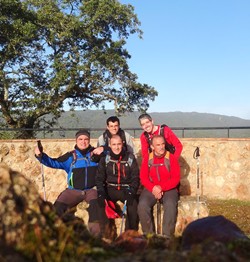 eL GRUPO EN EL MIRADOR